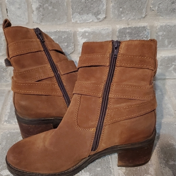 Foundry Co Boots Womens ankle size 8 brown Leather upper Vintage - Picture 7 of 12